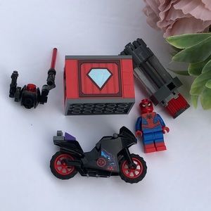 LEGO Spider-Man Set LEGO SUPERHERO COMICS LEGO SPIDER-MAN CYCLE